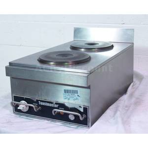 Used Toastmaster Two Eye Electric Counter-Top Hot Plate 