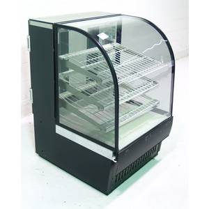 Used True TCGD-31 Curved Glass Non Refrigerated Dry Bakery Display Case 
