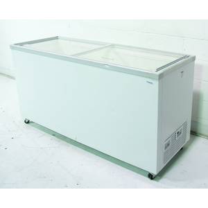 - Scratch & Dent - 70" Chest Freezer 18.5 Cu.Ft w/ Flat Glass Sliding Top