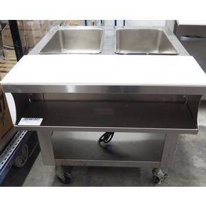 Used Advance Tabco HF-2E-120 32" Electric 2 Well Hot Food Table w/ SS Top 120v