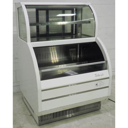 Used Turbo Air TOM-W-40SB-N 39in Open Display Refrigerator Merchandiser Case