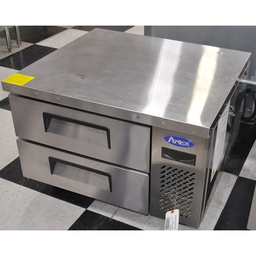Atosa MGF8448GR - Open Box - 36" Refrigerated All Stainless Chef Base w/ 2 Drawers