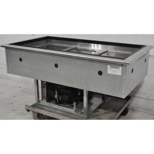 Used Advance Tabco DIRCP-3 Refrigerated Cold Pan, Drop-in 3 pans self contained 