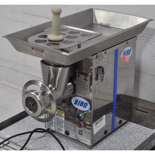 Used Biro 922SS Stainless Manual Feed Meat Grinder