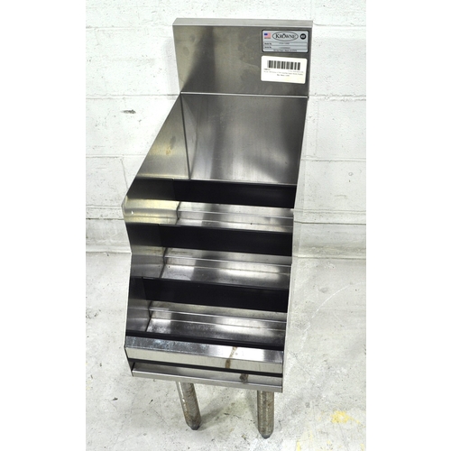 Used Krowne Metal KR24-12RD Royal 1800 Series 12"W Underbar Liquor Bottle Display