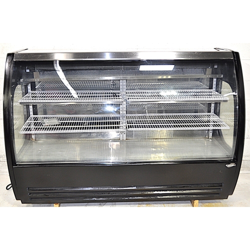 Used Fogel ELITE-6-DC 72" Curved Glass Refrigerated Deli Display Case