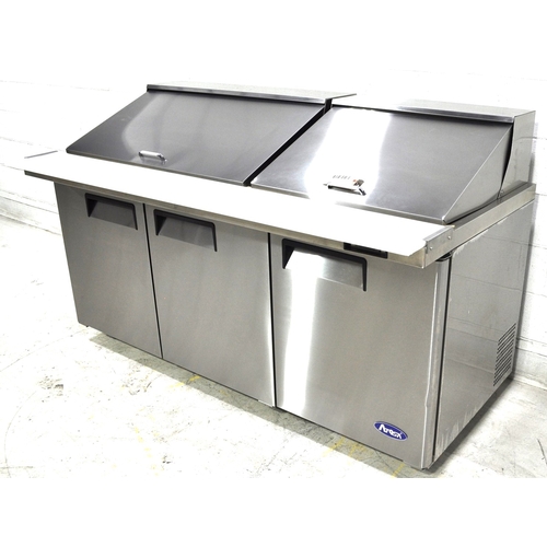 Used Atosa MSF8308GR 72" Three Section Mega Top Sandwich/Salad Prep Table