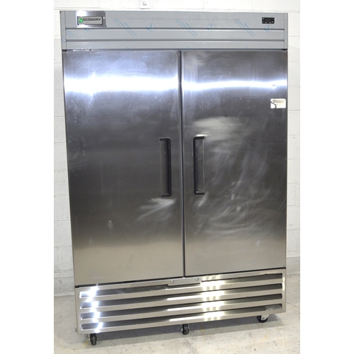 Used Hoshizaki ER2A-FS Two Section Reach In Refrigerator