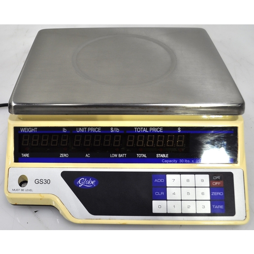 Used Globe GS30 30lb Capacity Price Computing Scale