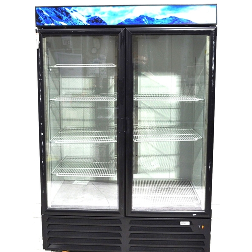 Used Asber ARMD 49 54"Merchandiser Refrigerator w/ 2 Swing Glass Door 49 cu.ft 