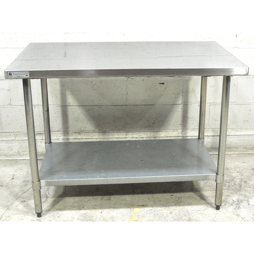 Used Falcon Food Service WT-3048 30" x 48" Stainless Steel 18 Gauge Worktable