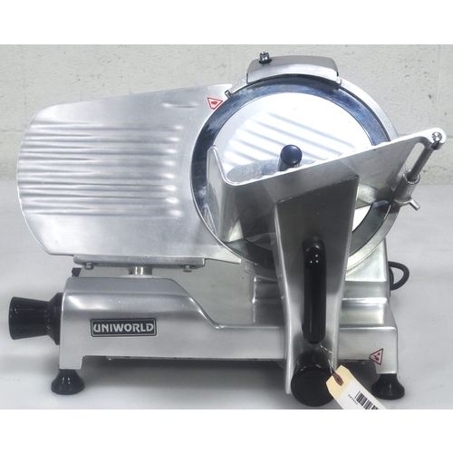 Used Uniworld SL-10E Food Service Equipment Meat Slicer Manual Belt Driven