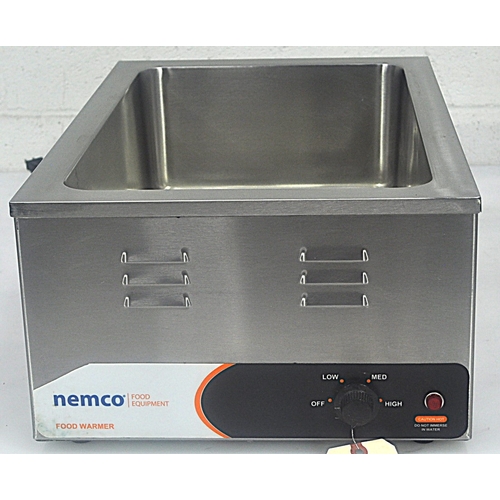 Used Nemco 6055A Counter Top Food Warmer For Full Size 12" x 20" S/s Pan