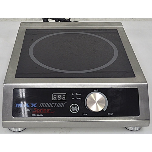 Used Spring USA SM-261C MAX Induction® Countertop Induction Range w/ (1) Burner