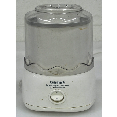 Used Cuisinart ICE-20WM1 Automatic 1.5 Qt Frozen Yogurt-Ice Cream & Sorbet Maker