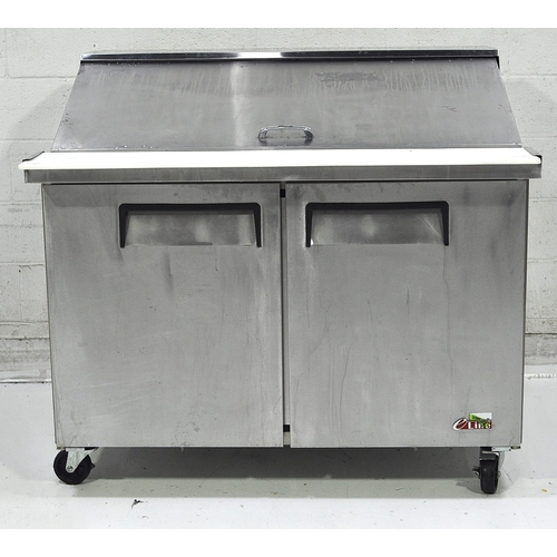 Used Turbo Air EST-48-18-N-V Two Door Mega Top Sandwich / Salad Prep Table