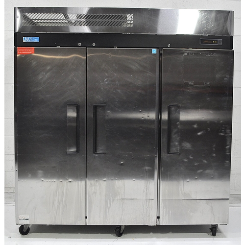 Used Turbo Air M3R72-3 65.8cf Commercial Reach-In Refrigerator 3 Solid Door