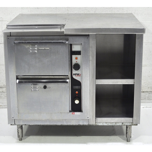 Used APW Wyott HDDS-2B X*PERT Built-In Double Drawer Holding Food Warmer