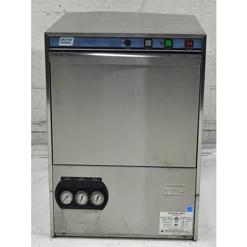 Used Moyer Diebel 351HT-70 Undercounter High Temperature Dishwashing Machine