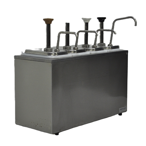 Used Server SB-4 Stainless Steel Countertop Pump Dispenser