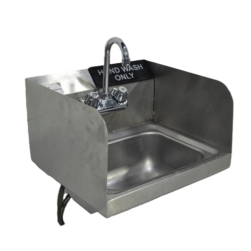Used 10" x 14" Wall Mounted Hand Sink With Splash Guards