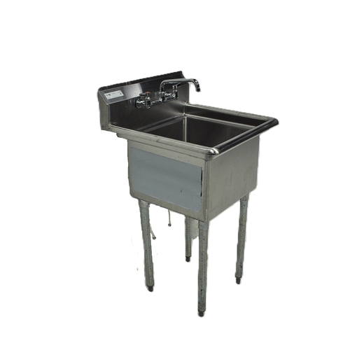 Used Falcon E1C-18X18-0 18" x 18" Stainless Steel 1 Compartment Sink