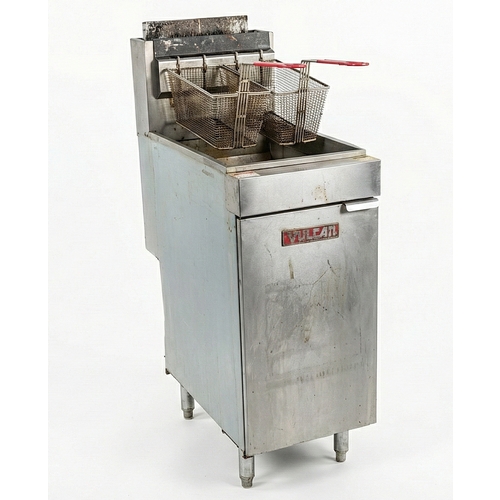 Used Vulcan LG400-1 Freestanding Nat Gas 40 lb Fryer