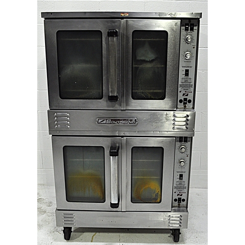 Used Southbend BGS/22SC Bronze Double Deck Standard Depth Gas Convection Oven - Nat
