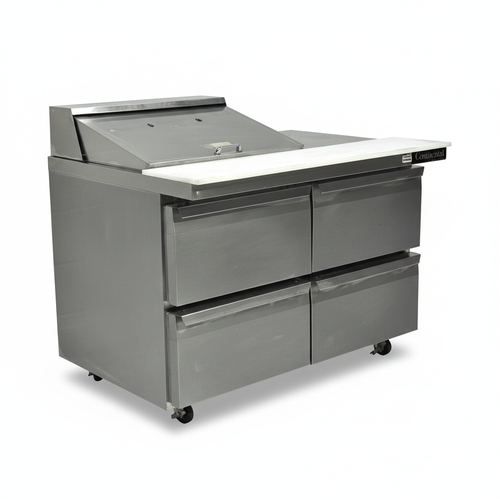 Used Continental Refrigerator SW48-12M 4 Drawer Refrigerated Sandwich Prep Table