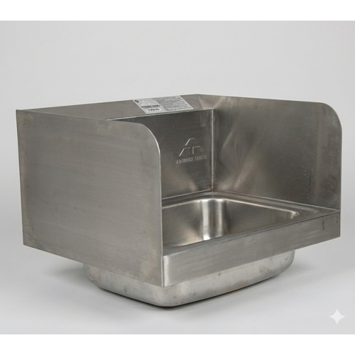 Used Advance Tabco 7-PS-51 Wall Mount Hand Sink w/ Lever Drain and P Trap