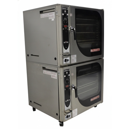 Used Blodgett CNVX-14G Double Stack Gas Convection Oven - Natural Gas - 130K BTU