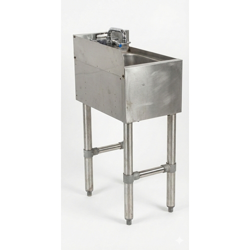 Used Stainless Steel Freestanding Hand Sink 12 x 18.5