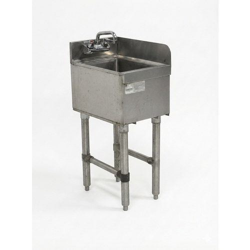 Used Advance Tabco SL-HS-12 Compact Bar Hand Sink with Splash Mount Faucet
