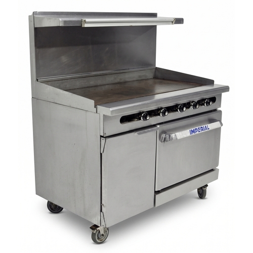 Used Imperial IR-G38T-XB-JM 48" Griddle w/ Standard Oven