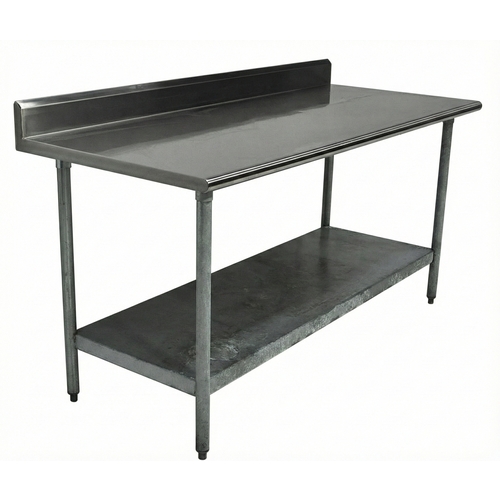 Used Advance Tabco KMG-306 Economy Work Table 30 x 72 w / Back Splash