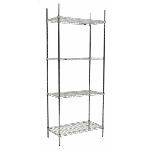 Used Metro 4-Tier Wire Rack 36x18x87 