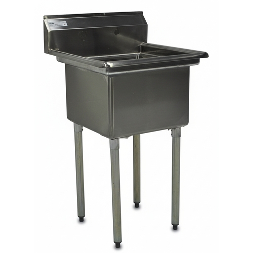 Used Falcon Food Service E1C-1818-0 Stainless Steel Single Basin Commercial Sink