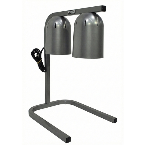 Pre-Owned Nemco 6000A-2 Freestanding 2 Bulb Infrared Fried Food Warmer Heat Lamp