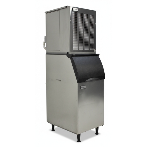 Used Ice-O-Matic GEM0450A5/B42PSC Pearl Nugget Ice Machine 464 Lb/Hour with 351 Lb Storage Bin