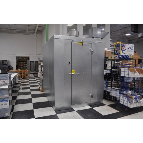 Used Nor-Lake KLB7768-C Used 2020 Model Indoor Walk-in Cooler w / Floor Nom 6 x 8