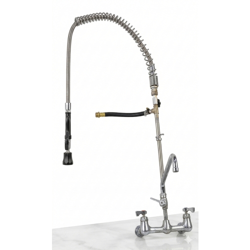 Used Krowne 8" OC Deck Mount Pre-Rinse Unit with 12" Add-On Swing Spout