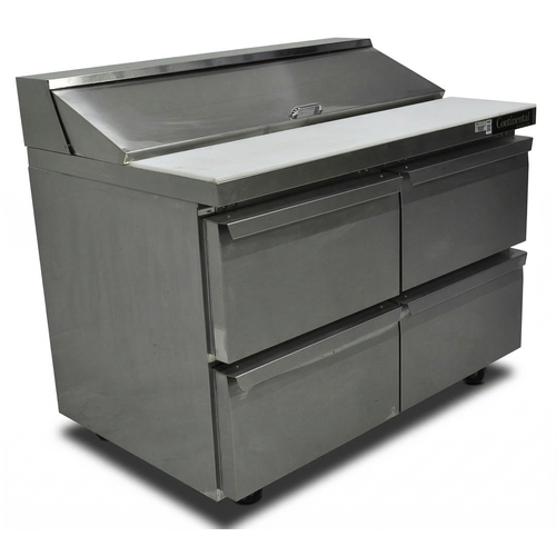 Used Continental Refrigerator SW48-12M 48" Mighty Top 4-Drawer Prep Table