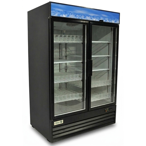 Used Falcon AGM-53 2-Door Glass Door Commercial Refrigerated Merchandiser