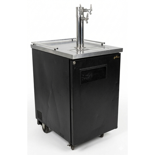 Used True TDD-1 Single Keg Direct Draw Beer Cooler - Black
