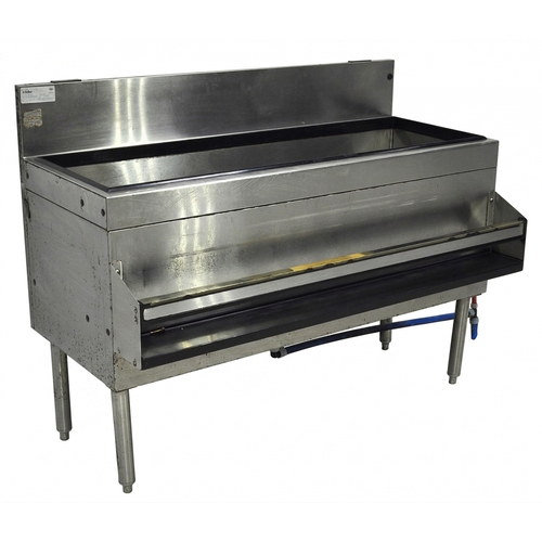 Used Glas Tender IBA-48-CP10-ED 48" 185 lb Ice Bin w/ 10 Circuit Cold Plate