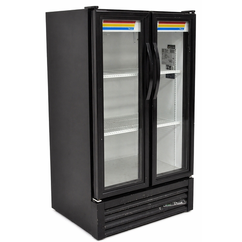 Used True GDM-30-HC-LD Glass Two Door Reach-In Refrigerator Merchandiser