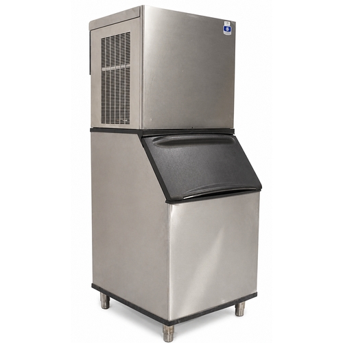 Used Manitowoc RNS1008A/B570 30" Nugget Ice Machine 1,078 Lb/24 Hr w/ 430 Lb Ice Bin