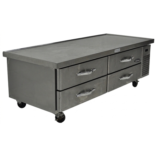 Used Kool-It KCB 74M 74" Refrigerated Chef Base