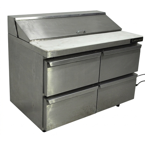 Used Continental Refrigerator SW48-12 48" Refrigerated Sandwich Prep Table