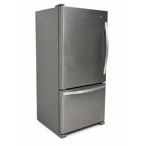 Used Whirlpool SWWRB322DMBM0048 22.1 Cu Ft Bottom Freezer Refrigerator